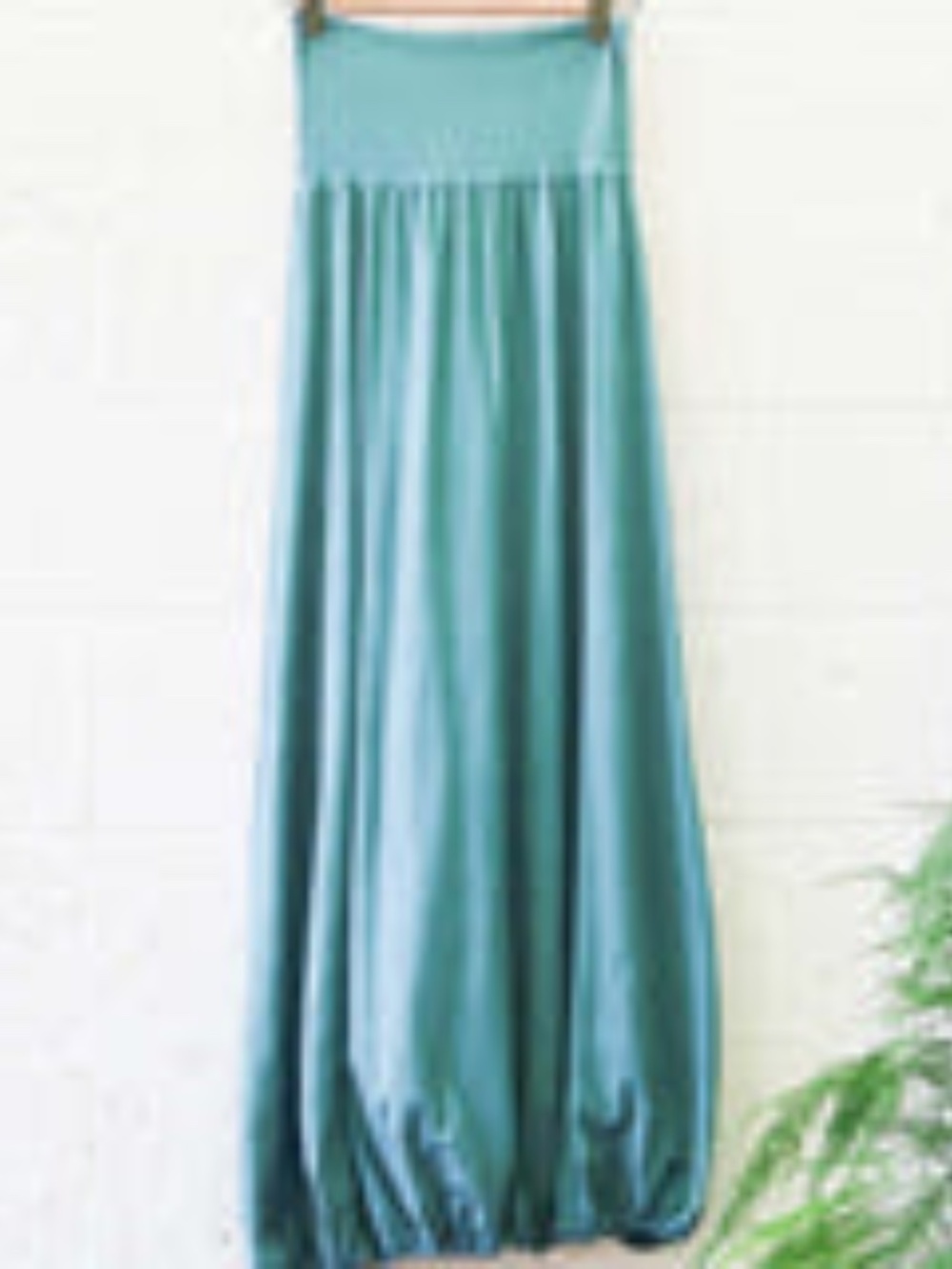 Gaia Conceptions - Bubble Long Skirt - Organic Cotton - Raincloud - size small - Picture 5 of 5